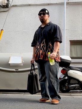 「アイテム（トートバッグ）」を使った、ゆさん（メンズ・164cm・30代）の夏コーディネート