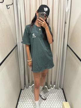 「BACK TO THE FIELD（バック トゥー ザ フィールド）のアイテム」を使った、sgchihiroさん（レディース・163cm）の夏コーディネート