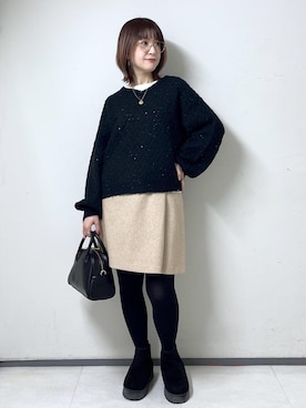 toshicoさん（レディース・165cm）の冬コーディネート