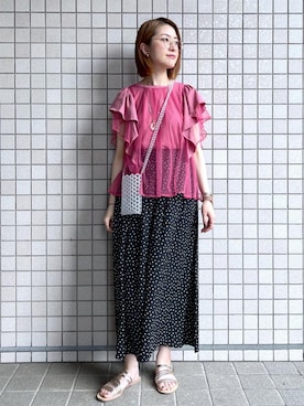 toshicoさん（レディース・165cm）の夏コーディネート