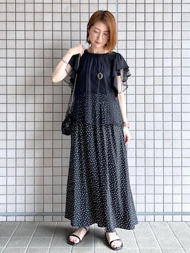 「GIA14190」｜toshicoさん（レディース・165cm）の夏コーディネート