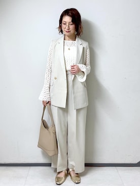 toshicoさん（レディース・165cm）の春コーディネート