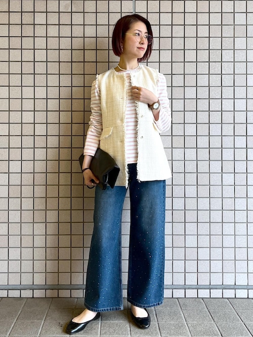 セレモニー・通勤対応/ツイードジレベスト（ベスト）｜ROPE' PICNIC