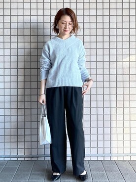 「2024AW冬の新作」｜toshicoさん（レディース・165cm）の冬コーディネート