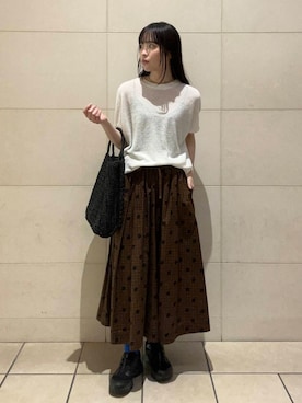 内山千笑さんのコーディネート