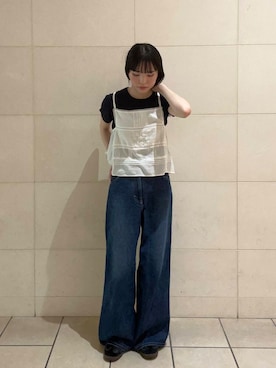 「ここでしか手に入らない別注アイテム」｜内山千笑さん（レディース・161cm）の夏コーディネート