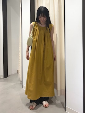 内山千笑さん(レディース・160cm)の夏コーディネート