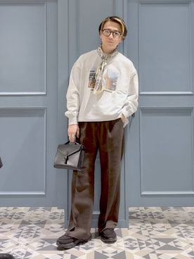 「RAGEBLUE（レイジブルー）のアイテム」を使った、はいねさん（メンズ・165cm）の秋コーディネート