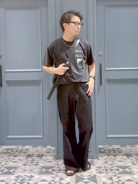 「RAGEBLUE（レイジブルー）のアイテム」を使った、はいねさん（メンズ・165cm）の夏コーディネート