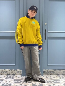 「アイテム（キャップ）」を使った、はいねさん（メンズ・165cm・20代）の春コーディネート
