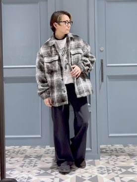 「アイテム（スウェット）」を使った、はいねさん（メンズ・165cm・20代）の秋コーディネート