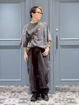 「RAGEBLUE（レイジブルー）のアイテム」を使った、はいねさん（メンズ・165cm）の夏コーディネート