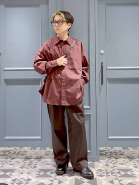 「アイテム（ドレスシューズ）」を使った、はいねさん（メンズ・165cm・20代）の秋コーディネート