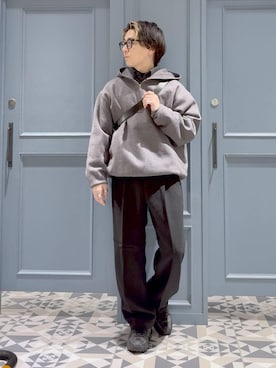 「RAGEBLUE（レイジブルー）のアイテム（パンツ）」を使った、はいねさん（メンズ・165cm）の秋コーディネート