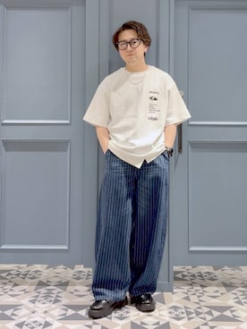 「RAGEBLUE（レイジブルー）のアイテム（アクセサリー）」を使った、はいねさん（メンズ・165cm）の夏コーディネート