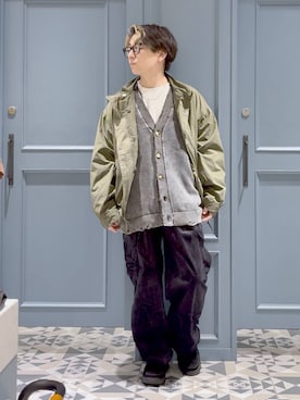 「RAGEBLUE（レイジブルー）のアイテム（ジャケット/アウター）」を使った、はいねさん（メンズ・165cm）の秋コーディネート