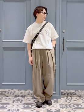 「RAGEBLUE（レイジブルー）のアイテム（アクセサリー）」を使った、はいねさん（メンズ・165cm）の夏コーディネート