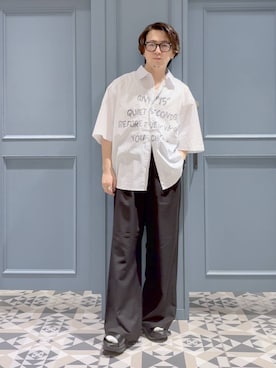 「RAGEBLUE（レイジブルー）のStainless Assort Chain Neckless / ステンレスアソートチェーンネックレス（ネックレス）」を使った、はいねさん（メンズ・165cm）の夏コーディネート