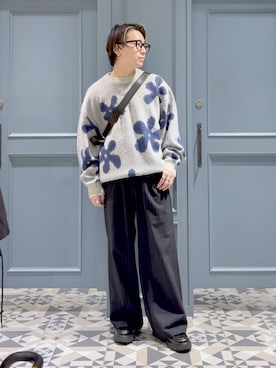 「RAGEBLUE（レイジブルー）のアイテム（アクセサリー）」を使った、はいねさん（メンズ・165cm）の秋コーディネート