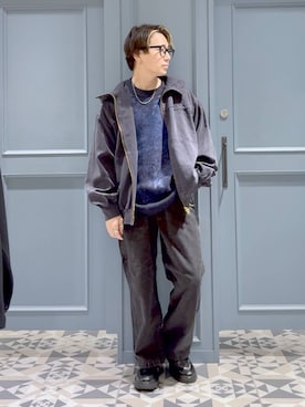 「アイテム（ブルゾン）」を使った、はいねさん（メンズ・165cm・20代）の秋コーディネート