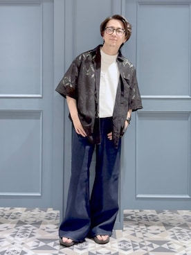 「RAGEBLUE（レイジブルー）のアイテム（アクセサリー）」を使った、はいねさん（メンズ・165cm）の夏コーディネート