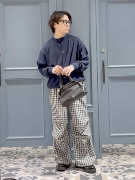 「RAGEBLUE（レイジブルー）のアイテム（バッグ）」を使った、はいねさん（メンズ・165cm）の春コーディネート