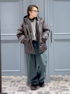 「RAGEBLUE（レイジブルー）のアイテム（アクセサリー）」を使った、はいねさん（メンズ・165cm）の冬コーディネート