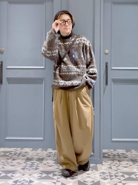 「RAGEBLUE（レイジブルー）のアイテム（アクセサリー）」を使った、はいねさん（メンズ・165cm）の冬コーディネート