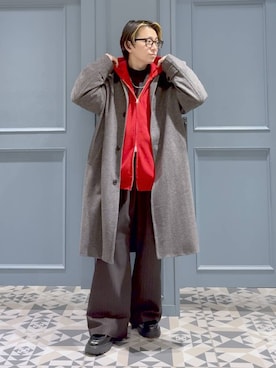 「RAGEBLUE（レイジブルー）のアイテム（アクセサリー）」を使った、はいねさん（メンズ・165cm）の秋コーディネート