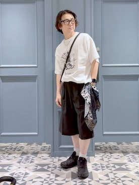 「アイテム（財布/小物）」を使った、はいねさん（メンズ・165cm）の夏コーディネート