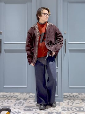 「RAGEBLUE」｜「アイテム（ジャケット/アウター）」を使った、はいねさん（メンズ・165cm）の冬コーディネート