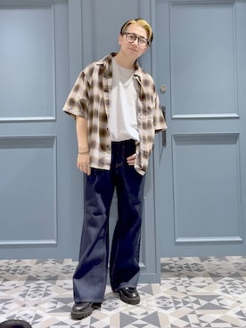 「アイテム（ドレスシューズ）」を使った、はいねさん（メンズ・165cm・20代）の夏コーディネート