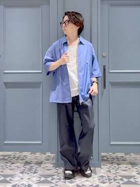 「RAGEBLUE（レイジブルー）のStainless Assort Chain Neckless / ステンレスアソートチェーンネックレス（ネックレス）」を使った、はいねさん（メンズ・165cm）の夏コーディネート