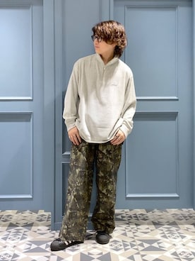 「アイテム（スウェット）」を使った、はいねさん（メンズ・165cm・20代）の秋コーディネート