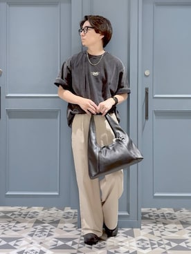 「SALOMON（サロモン）の【SALOMON/サロモン】XA PRO 3D V9G/スニーカー（スニーカー、ブラック系）」を使った、はいねさん（メンズ・165cm）の夏コーディネート
