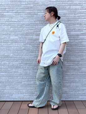 「POLeR（ポーラー）のアイテム（バッグ）」を使った、はいねさん（メンズ・165cm）の夏コーディネート