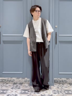 「SALOMON（サロモン）の【SALOMON/サロモン】XA PRO 3D V9G/スニーカー（スニーカー、ブラック系）」を使った、はいねさん（メンズ・165cm）の夏コーディネート