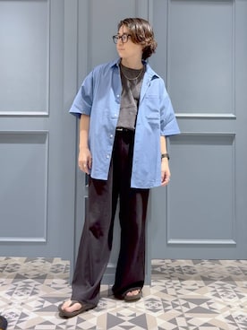 「アイテム（スウェットパンツ）」を使った、はいねさん（メンズ・165cm・20代）の夏コーディネート