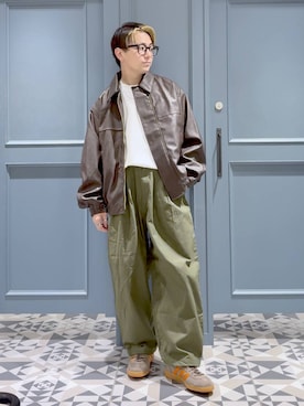 「RAGEBLUE（レイジブルー）のアイテム（ジャケット/アウター）」を使った、はいねさん（メンズ・165cm・20代）の秋コーディネート