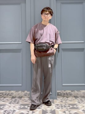 「RAGEBLUE（レイジブルー）のアイテム（バッグ）」を使った、はいねさん（メンズ・165cm）の春コーディネート