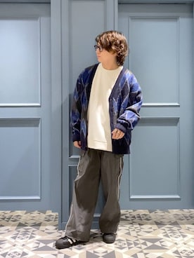 「アイテム（スウェット）」を使った、はいねさん（メンズ・165cm・20代）の秋コーディネート