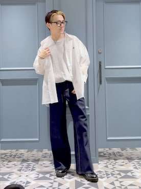 「アイテム（ネックレス）」を使った、はいねさん（メンズ・165cm・20代）の夏コーディネート