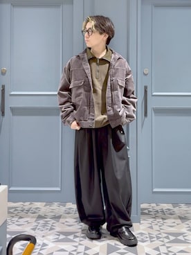 「RAGEBLUE（レイジブルー）のアイテム」を使った、はいねさん（メンズ・165cm）の秋コーディネート