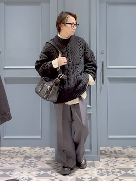 「RAGEBLUE（レイジブルー）のアイテム」を使った、はいねさん（メンズ・165cm）の秋コーディネート