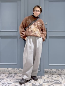 「RAGEBLUE（レイジブルー）のアイテム（アクセサリー）」を使った、はいねさん（メンズ・165cm）の秋コーディネート