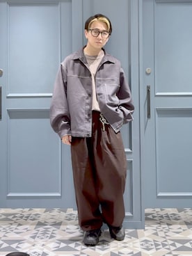 「アイテム（ブルゾン）」を使った、はいねさん（メンズ・165cm・20代）の夏コーディネート