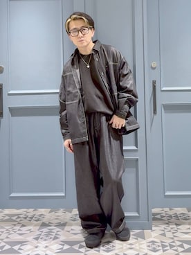 「RAGEBLUE（レイジブルー）のアイテム（アクセサリー）」を使った、はいねさん（メンズ・165cm）の秋コーディネート