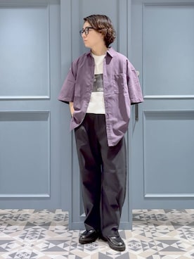 「アイテム（ドレスシューズ）」を使った、はいねさん（メンズ・165cm・20代）の夏コーディネート