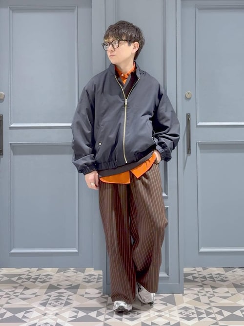 セール】CURVE SEAM WIDE SLACKS / カーブシームワイドスラックス