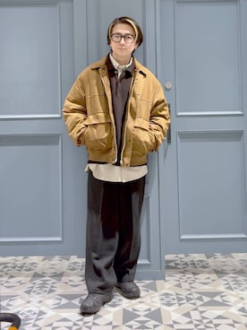 「RAGEBLUE」｜「アイテム（ジャケット/アウター）」を使った、はいねさん（メンズ・165cm）の冬コーディネート